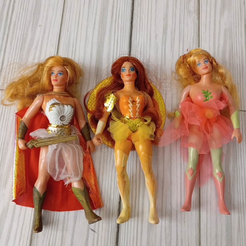 Vintage 80s She-Ra Princess Of Power Figures